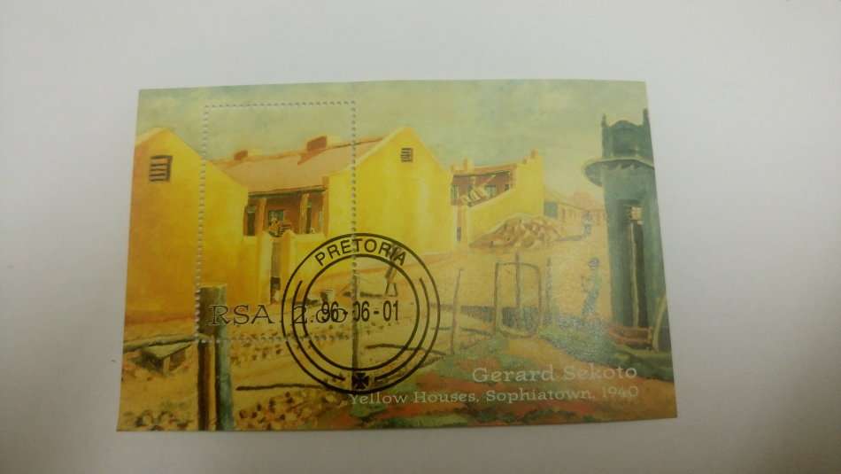 R2 RSA 1996 - Gerard Sekoto Yellew Houses Sophiatown 1940